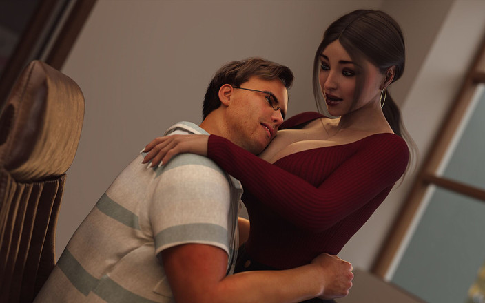 Gaming Anurag: Profesoară căsătorită sexy care face sex în trei cu doi elevi...