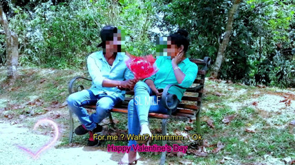JANAKI: Naughty Hot girl gets fucked on Valentines day - park to...