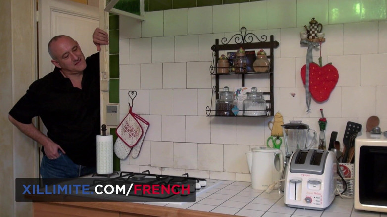 French girls at work: Young metisse girl fucked by an old man