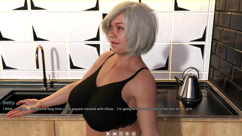 3D Cartoon Porn: Mon dortoir 125 - discussion sur la fête d’anniversaire seins nus dans...