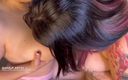 Busty BBW Latinas: Amaretto and Kim Velez Makeup Lesbian Sex