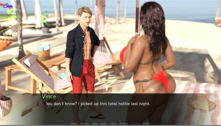 XXX Games Bunk: Soție umedă care poartă bikini în plajă