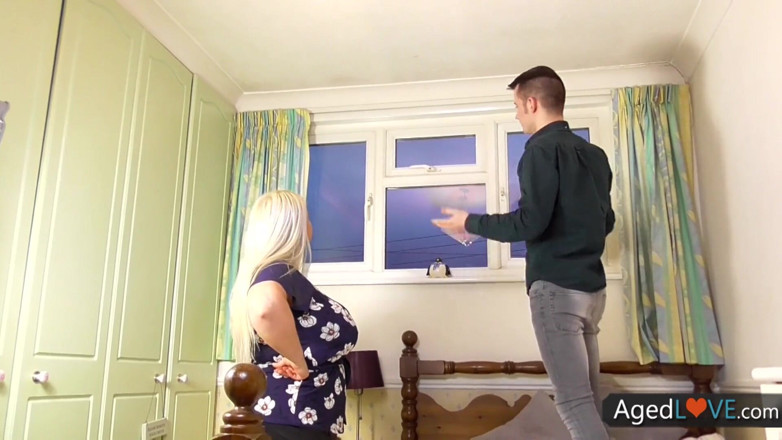 Old Nanny: AGEDLOVE - Busty mature Sammy enjoys being screwed by young stud
