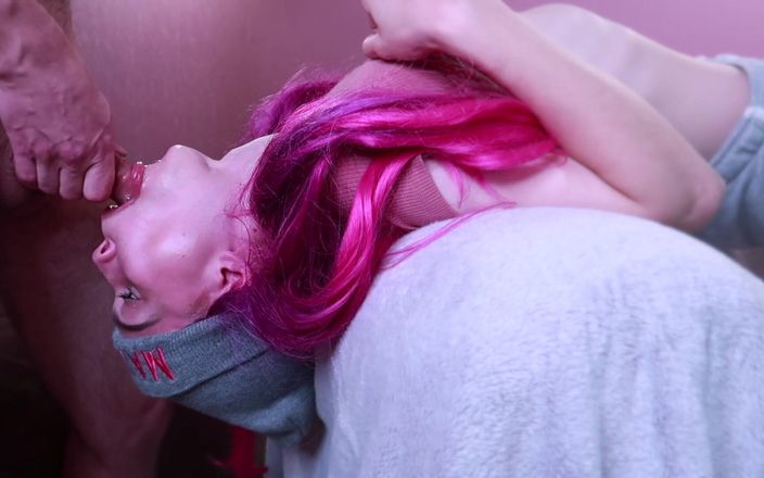 Deepthroat Queen: Hot Cum Filled My Throat - Rough Hardcore Deepthroat Throat Fuck