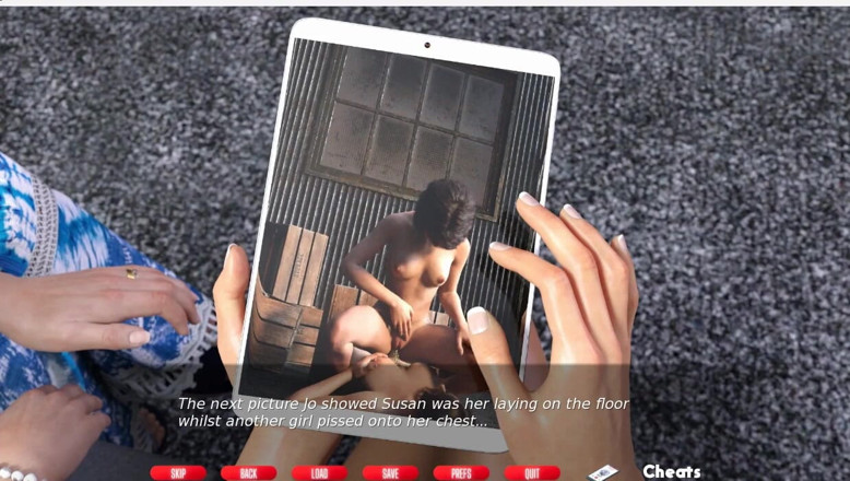 XXX Games Bunk: เพื่อนบ้านซุกซน - เกมเพลย์ - สวมบทบาท - Jo โชว์ภาพร่านในอดีตของเธอกับ susan