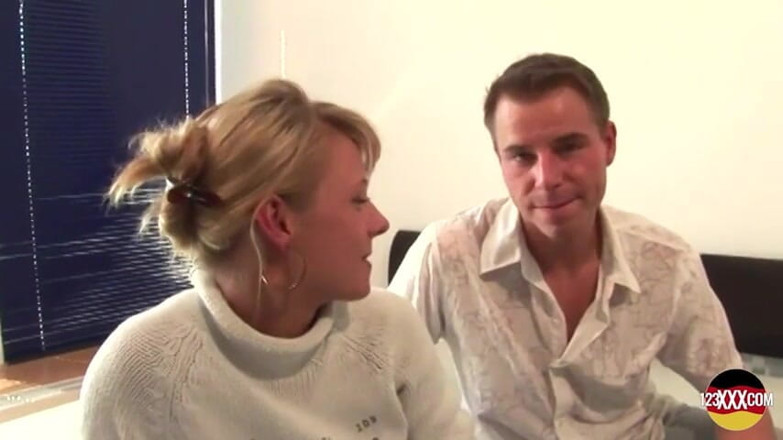 123XXX - 100% Amateurs: Sexy Blonde Whore Fucking Her German Neighbor