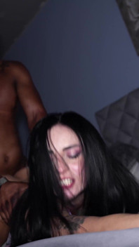 Neighbor Brings Wedding Gift and Ends up Breaking the Bride's Virgin Ass with His Huge BBC
