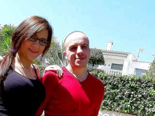 Full porn collection: MILF Noa with glasses fucked outdoors by vacation flirt
