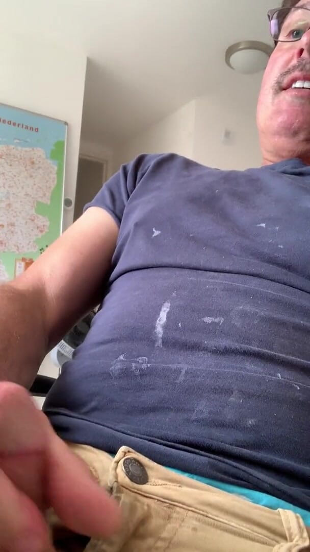 TJenner: Cumstained, edging masturbating
