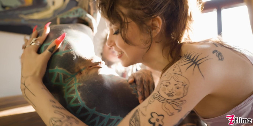 Z-Filmz: Tattoo Lesbians Anal Extreme - Anuskatzz Squirt All Over Eden Ivy -...