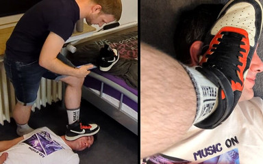 GayKinkCouple: Trampling My Horny Sub