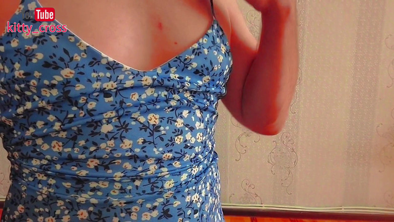 Kitty_Cross: Kulatý zadek. Sexy shemale model crossdresser Sissy Domácí amatérská tanečnice...