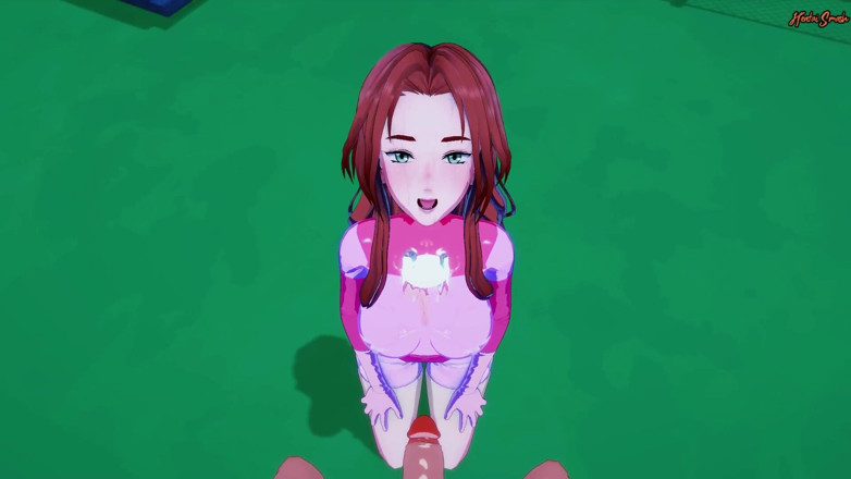 Hentai Smash: Atom Eve gets POV fucked on a rooftop. Invincible hentai.