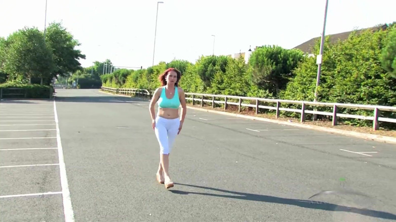 ATK Fans (Hairy): Annabella Struts Herself Outside for Some Exercise
