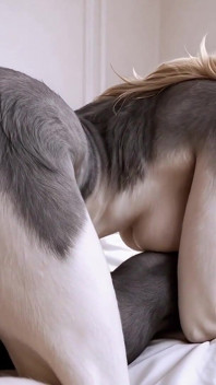 Furry Shemale with Big Cock Fuck Furry Trans