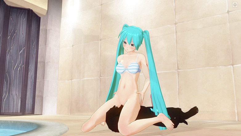 H3DC: 3D Hentai Miku recebe orgasmo cunilíngua