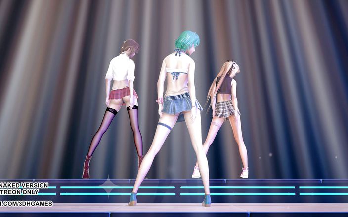 3D-Hentai Games: [mmd] conquistadora Doa Marie Rose Misaki Tamaki danza caliente 4k 60fps