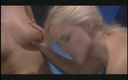 Girl on Girl: Two Gorgeous Blonde Lesbian Sluts Love to Lick Their Shaved...