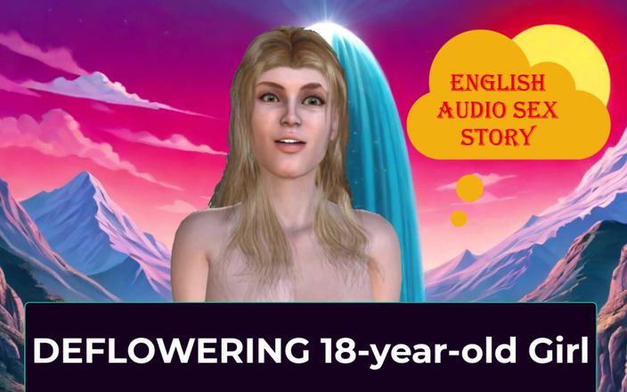 English audio sex story: Menina deflorada de 18 anos