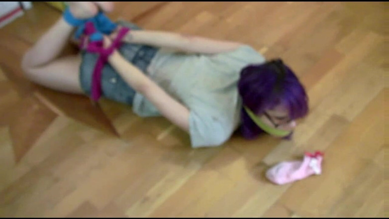 Selfgags classic: My Stepsister, the Sock-gagged Snitch!