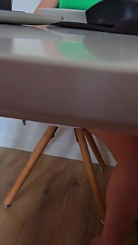 I've Had Breakfast with My Stepdad and He Caught Me Masturbating Under the Table!