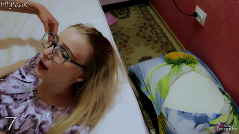 Stacy Starando: Facial Cumshot Compilation - Massive Loads on My Face &amp; Tongue! - Full...