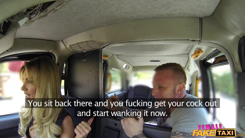 Female Fake Taxi: Female Fake Taxi - Tattooed Dude Gives Driver a Facial for...