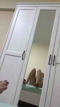 Hot Blonde Woman Masturbates