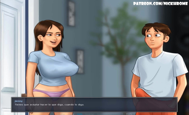 Cartoon Universal: Summertime saga part 21 - masturbating on stepmommy (Espanol sub)