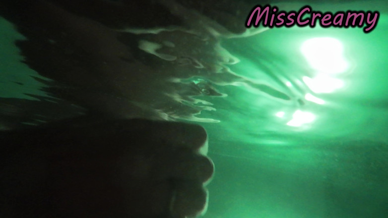 Miss Creamy: Flashing Dick in Front of My Teacher in Public Swimming...