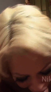 Two Busty Blondes Get Facial After Threesome Sex!
