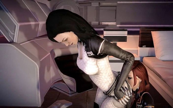 Rikolo: Dat ass - futa Shepard gnuggar sin kuk på Mirandas röv
