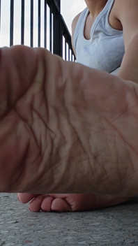 Beautiful Little Feet with Wrinkled Soles and High Arches