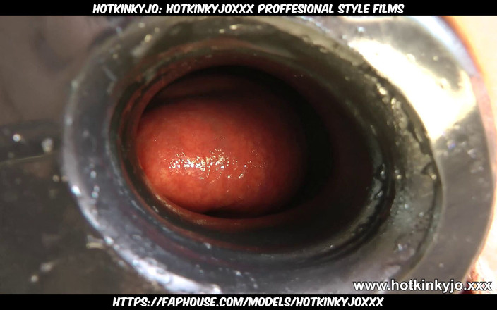 Hotkinkyjo: Hotkinkyjoxxx proffesional style films: Hotkinkyjo - umflătură a burții, futai adânc cu vibrator și tunel anal în...