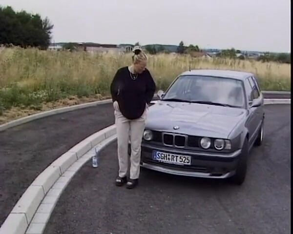 BB Video - Old School: German MILF Pissing Blonde