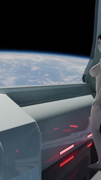 Zero-g Deepthroat & Anal on Orbital Station Japanese Echo Takes Hard Assfuck in Space Before Back Cumshot