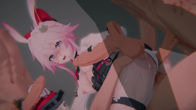 Tomu aisuman: Honaki Star Rail - Ahas Cruel Joke Evanescia เสีย มุมมองคนเย็ด แซนวิช เย็ดสองควยรูเดียว ถูกมัด 4k60fps