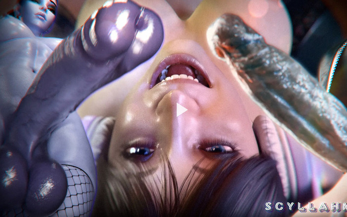 MR.Lust: Serge3dx culona caliente en orgía intensa: follada hardcore, enorme, tragando...