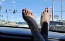 PandoraSG: Bare Feet on Dashboard in Moving Car