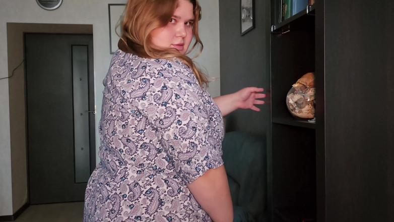 Peach Desert: Chubby Horny Step Mommy's Very Tight Ass Gets Anal Creampie...