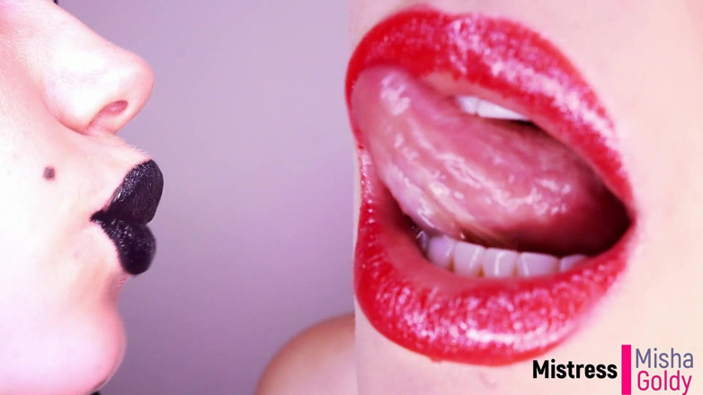 Goddess Misha Goldy: Rayuan hitam vs merah JOI