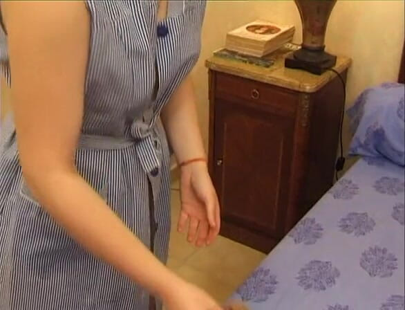 Hard Lesbians: Two whores in stocking toying and whipping