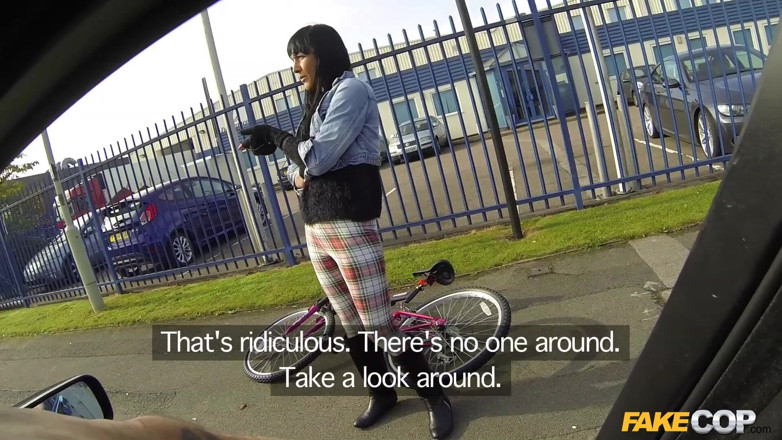 Fake Cop: Fake Cop - Hot Cyclist with Big Tits and Sweet Ass...