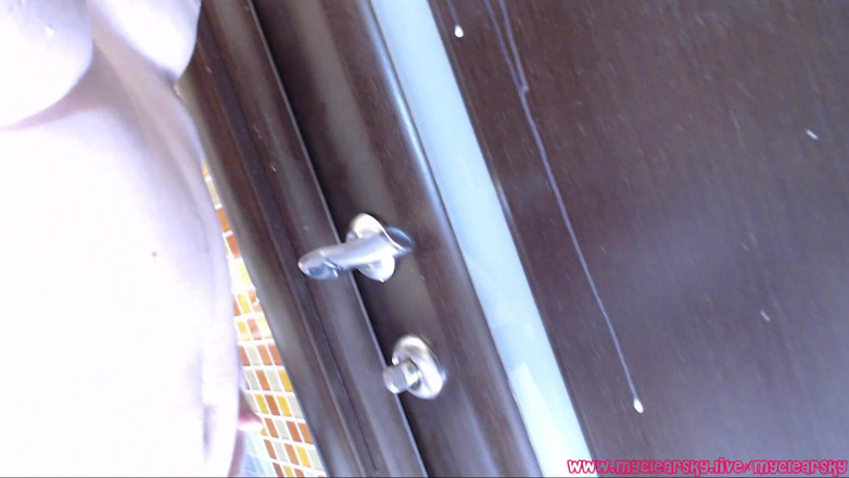 MyClearSky: Milking My Big Boobs in Glass and Tasting My Milk