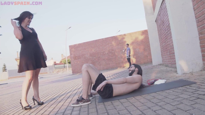 Lady Spain: Mature Curvy Woman Has Hard Orgasms by Making a Threesome...