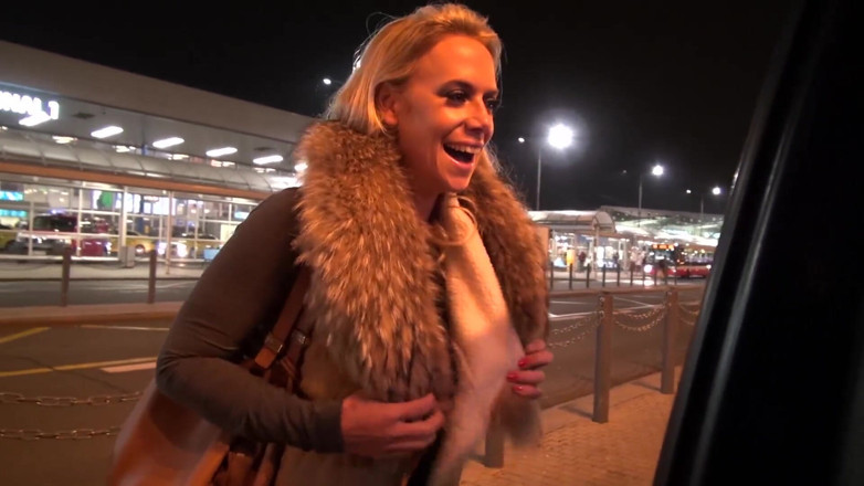 Take Van: Big titty Milf airport pick up and fuck