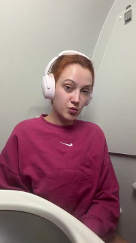 I Pee in the Plane Toilet!