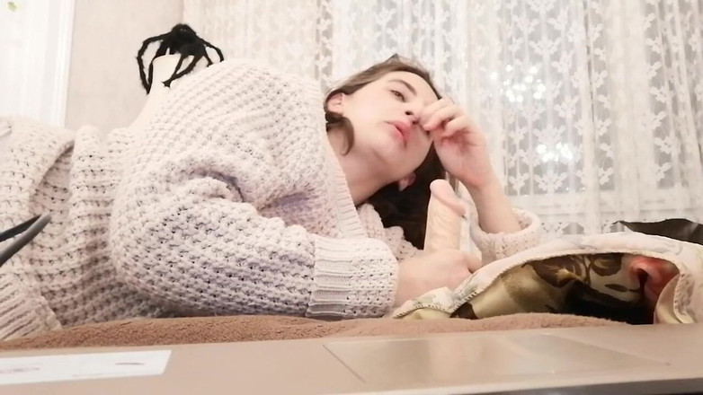 The Antichristrix: nastolatka Dildo gardło na kamerze