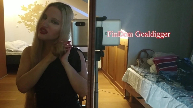 FinDom Goaldigger: Słaby przede mną