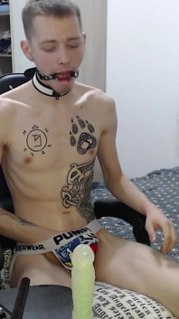 Endo Jerk off with Gag